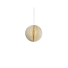 Load image into Gallery viewer, WISH PAPER SMALL DECORATIVE BALL ORNAMENT - IVORY WITH GOLD GLITTER EDGES