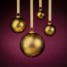 Load image into Gallery viewer, RUSTIC METALLIC ORNAMENT - GOLD - MEDIUM