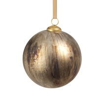 Load image into Gallery viewer, RUSTIC METALLIC ORNAMENT- SILVER -LARGE