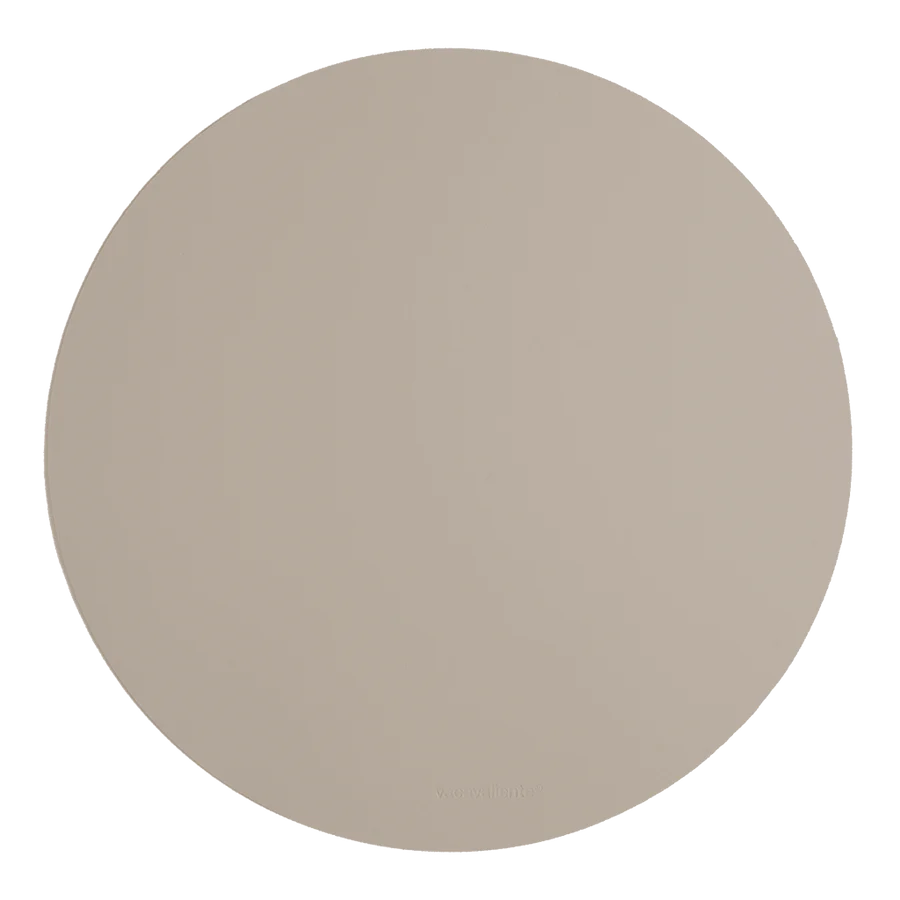 RUCA ROUND PLACEMAT ASH (GREY 20) (SET OF 4)