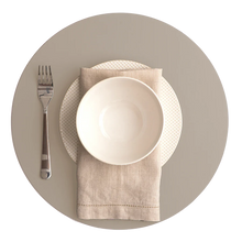 Load image into Gallery viewer, RUCA ROUND PLACEMAT ASH (GREY 20) (SET OF 4)