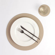 Load image into Gallery viewer, RUCA ROUND PLACEMAT ASH (GREY 20) (SET OF 4)