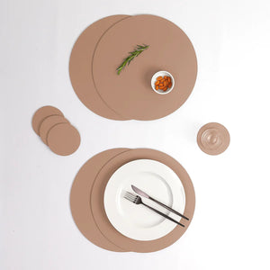 RUCA ROUND PLACEMAT NUT (SET OF 4)