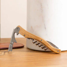 Load image into Gallery viewer, FRENCH DRY GOODS OLVEWOOD CORKSCREW IN LEATHER POUCH