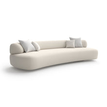 Load image into Gallery viewer, GOGAN 3 SEATER SOFA; FABRIC: ORSETTO MILK WHITE