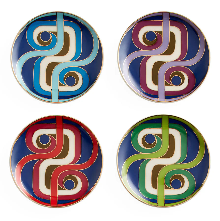 MADRID COASTERS - SET OF 4 - MULTI