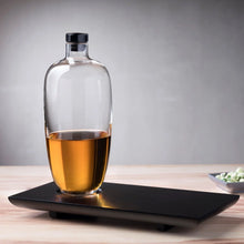 Load image into Gallery viewer, MALT WHISKEY BOTTLE TALL WITH WOODEN TRAY