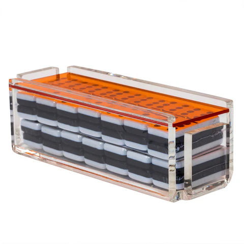 EL TIGRE DOMINO SET, ORANGE