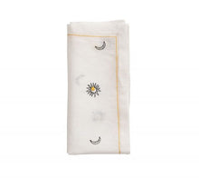 Load image into Gallery viewer, BOHEMIA NAPKIN, YELLOW &amp; WHITE SET OF 4