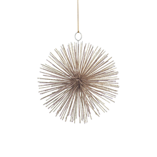 Load image into Gallery viewer, WIRE STAR BURST ORNAMENT - CHAMPAGNE - LARGE