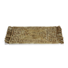 Load image into Gallery viewer, TROPICAL PANDAN FRINGED PLACEMAT - RECTANGULAR
