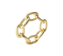 Load image into Gallery viewer, CHAIN LINK NAPKIN RING, GOLD SET OF 4
