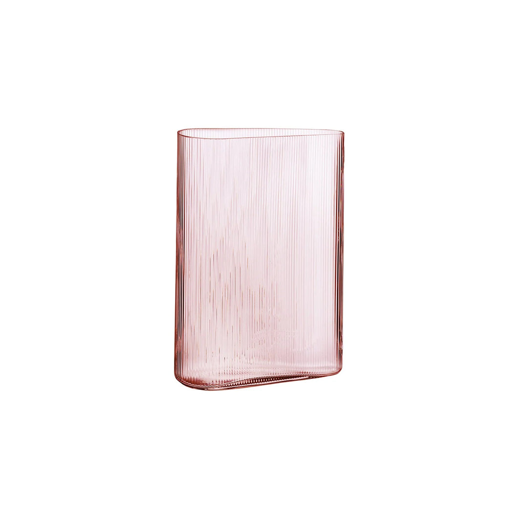 MIST VASE SHORT DUSTY ROSE