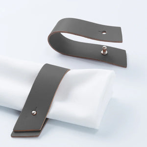 RUCA INDIVIDUAL NAPKIN HOLDER (4X) GRAFITE  (GREY 80)