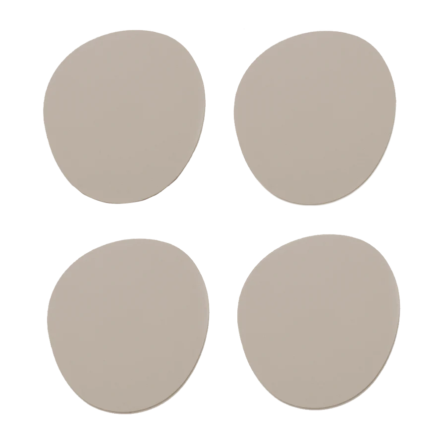 RUCA STONE COASTERS (X4) ASH (GREY 20)