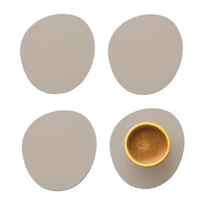 RUCA STONE COASTERS (X4) ASH (GREY 20)