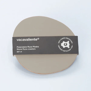 RUCA STONE COASTERS (X4) ASH (GREY 20)
