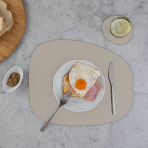 RUCA STONE COASTERS (X4) ASH (GREY 20)