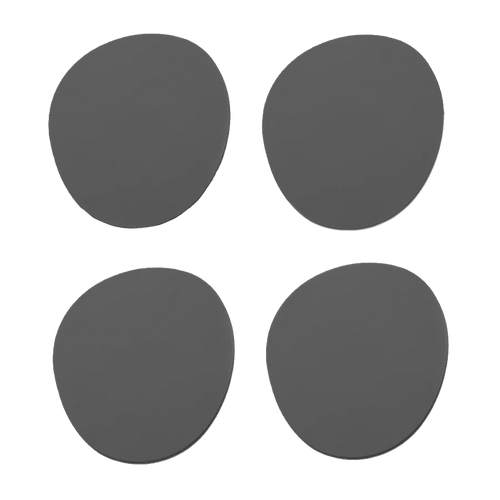 RUCA STONE COASTERS (X4) GRAFITE (GREY 80)