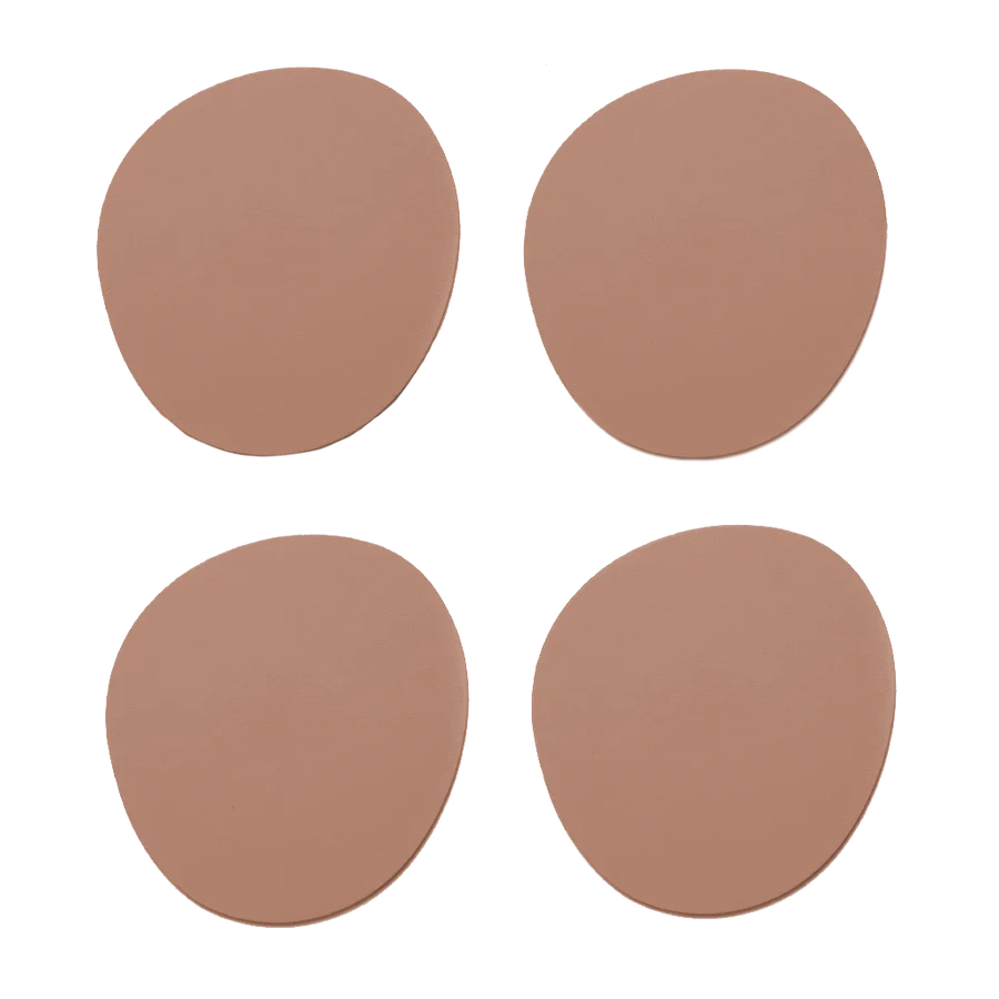 RUCA STONE COASTERS (X4) NUT