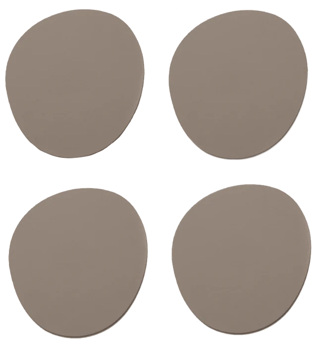 RUCA STONE COASTERS (X4)  GREY FUNGI