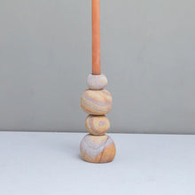 Load image into Gallery viewer, RAINBOW SANDSTONE TAPER HOLDER