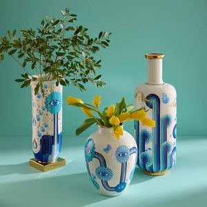DRUGGIST TALL BOTTLE VASE - 34752