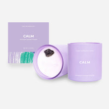 Load image into Gallery viewer, “CALM” CRYSTAL MANIFESTATION CANDLE