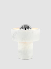 Load image into Gallery viewer, STONE PORTABLE SILVER LED