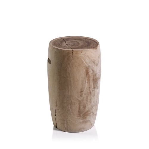 TAMBOR ACACIA WOOD STOOL - SHORT