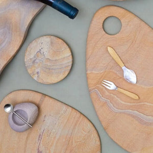 RAINBOW SANDSTONE PEBBLE BOARD