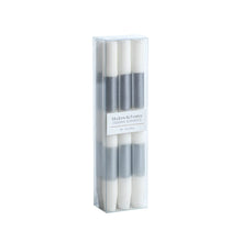 Load image into Gallery viewer, MODERN &amp; FESTIVE SILVER FORMAL CANDLES/SET OF 6