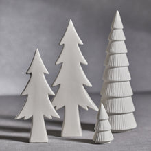 Load image into Gallery viewer, CERAMIC HOLIDAY TREE - MATT WHITE - 3.75 IN