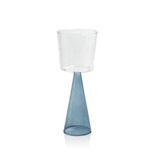 Load image into Gallery viewer, VENETO GLASSWARE - BLUE - RED WINE GLASS (SET OF 4)
