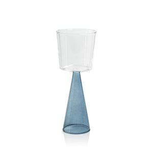 VENETO GLASSWARE - BLUE - RED WINE GLASS (SET OF 4)
