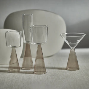 VENETO GLASSWARE - SMOKE - RED WINE GLASS (SET OF 4)
