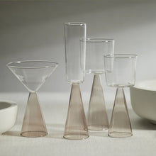 Load image into Gallery viewer, VENETO GLASSWARE - SMOKE - CHAMPAGNE FLUTE (SET OF 4)