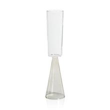 Load image into Gallery viewer, VENETO GLASSWARE - SMOKE - CHAMPAGNE FLUTE (SET OF 4)