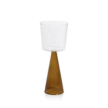 Load image into Gallery viewer, VENETO GLASSWARE - AMBER - RED WINE GLASS (SET OF 4)