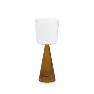 VENETO GLASSWARE - AMBER - RED WINE GLASS (SET OF 4)