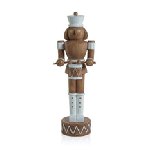 Load image into Gallery viewer, DECORATIVE NUTCRACKER WITH DRUM - BROWN