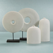 Load image into Gallery viewer, LILY ALL - WHITE CERAMIC VASE - TALL