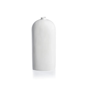 LILY ALL - WHITE CERAMIC VASE - TALL