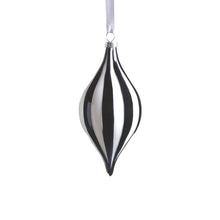 Load image into Gallery viewer, TWILIGHT STRIPE GLASS ORNAMENT - 2.75&quot; x 5.75&quot;