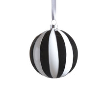 Load image into Gallery viewer, TWILIGHT STRIPE GLASS ORNAMENT - 4&quot; x 4