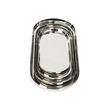 Load image into Gallery viewer, PARK LANE VERSATILE OVAL TRAY POLISHED NICKEL MEDIUM