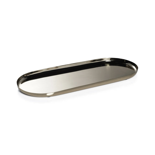 PARK LANE VERSATILE OVAL TRAY GOLD EXTRA LARGE
