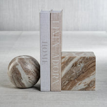 Load image into Gallery viewer, ARABESCATO MARBLE BOOKEND - CUBE