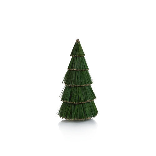 TIGER GRASS GREEN TREE W/GOLD GLITTER TRIM 15.00