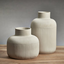 Load image into Gallery viewer, SUGI PORCELAIN VASE - NEUTRAL GRAY - TALL